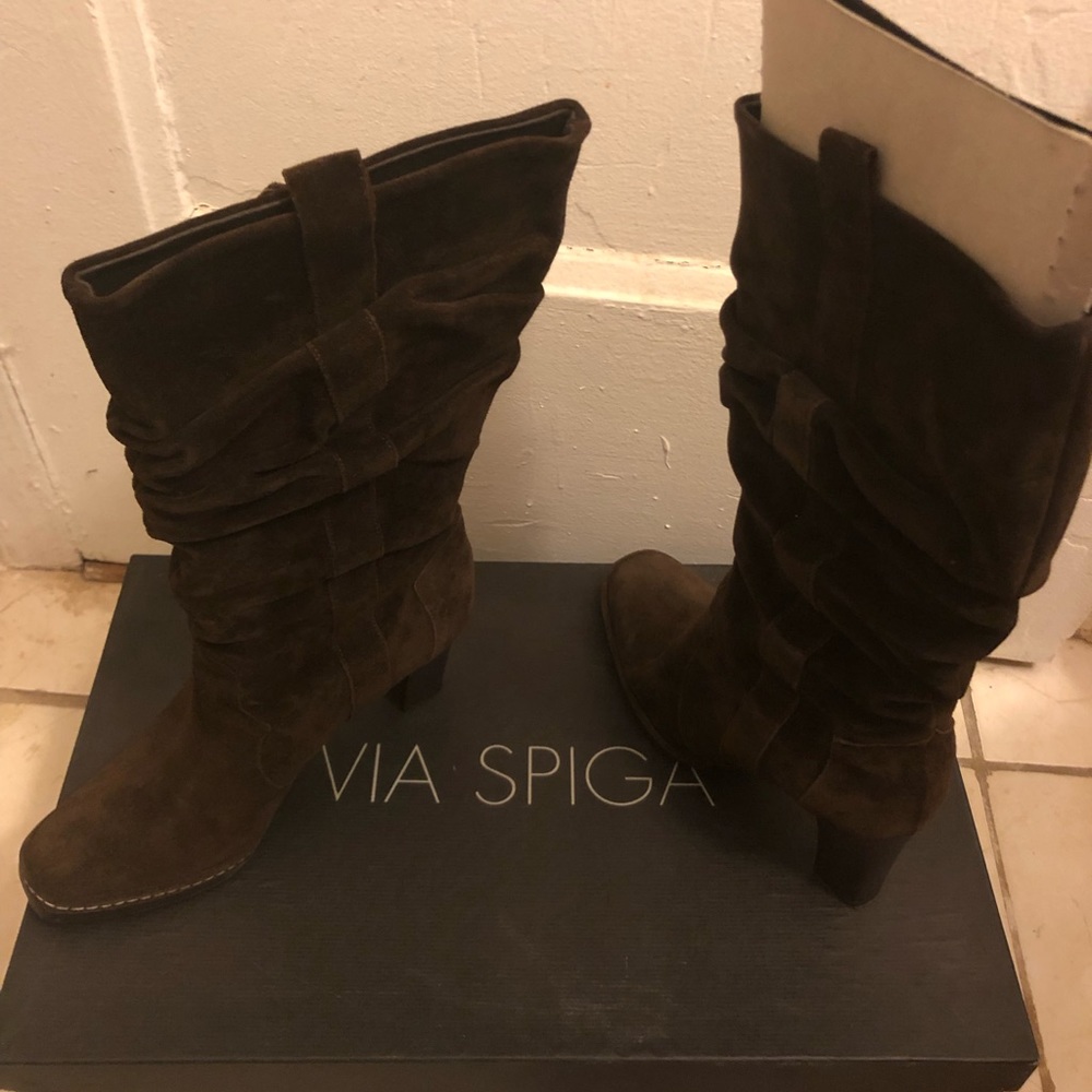 Via Spiga Brown Boots